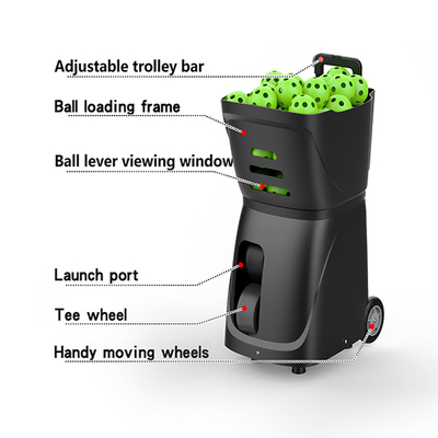 2025 Nuova macchina professionale di tennis e palla da padel Outdoor APP Control Padel Tennis Ball Launch Training Shooting Machine