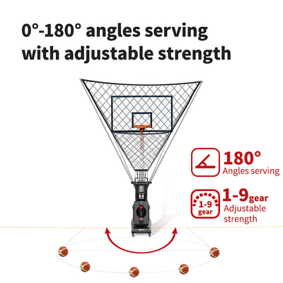 SIBOASI K2 Multi-Angle Trainer Smart APP &amp; Remote Control Automatic Basketball Shooting Machine di tiro Formazione professionale