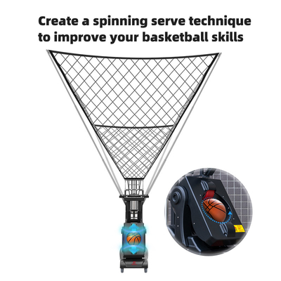 SIBOASI K3 Multi-Angle Trainer Smart APP &amp; Remote Control Automatic Basketball Shooting Throwing Machine Formazione professionale