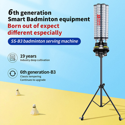 Hot SIBOASI B3 Badminton Shuttlecock Feeder Machine Smart Badminton Shooting Machine per l' allenamento