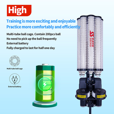 Nuova SIBOASI B5 Badminton Shuttlecock Feeder Machine Smart Badminton Shooting Machine per l'allenamento