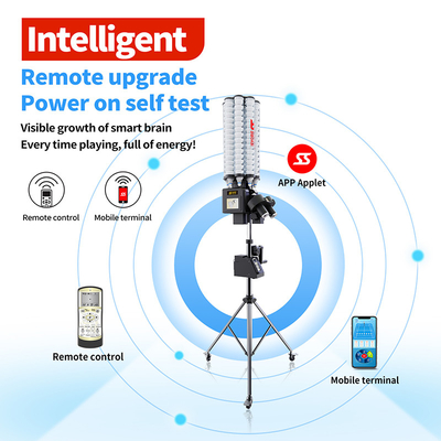 SIBOASI B7 Badminton Shuttlecock Feeder Machine Smart Badminton Shooting Machine per l'allenamento