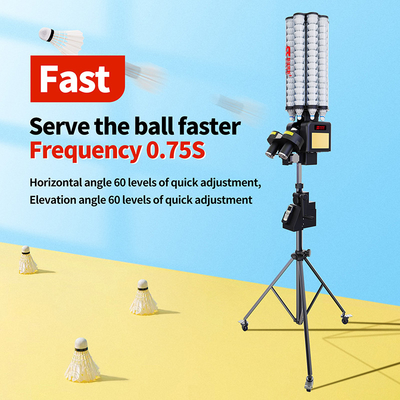 SIBOASI B7 Badminton Shuttlecock Feeder Machine Smart Badminton Shooting Machine per l'allenamento