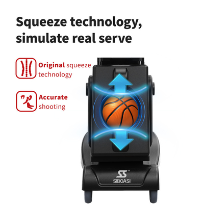 2025 SIBOASI K2 Multi-Angle Trainer Smart APP &amp; Remote Control Automatic Basketball Shooting Throwing Machine Formazione professionale
