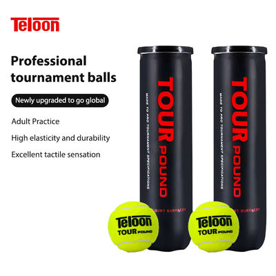 Ingrosso Tennis 1 Can 4 Balls Training Tennis Balls High Elastic Resistant Rubber Sports Racket Padel Ball