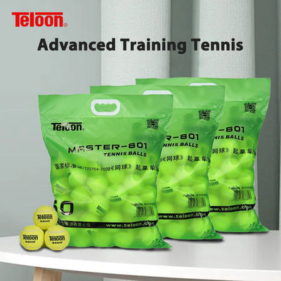 Ingrosso Tennis 60 Pcs Calcio di allenamento Palle da tennis di gomma resistente ad alta elasticità Sport racchetta palla da padel