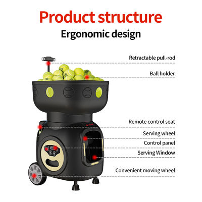 SIBOASI T5 APP Control Mini Shooting Tennis Machine Ball per l' allenamento