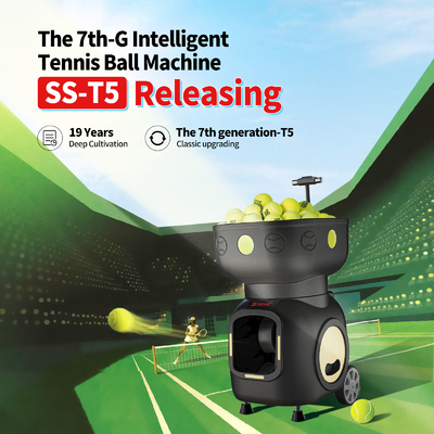 SIBOASI T5 APP Control Mini Shooting Tennis Machine Ball per l' allenamento