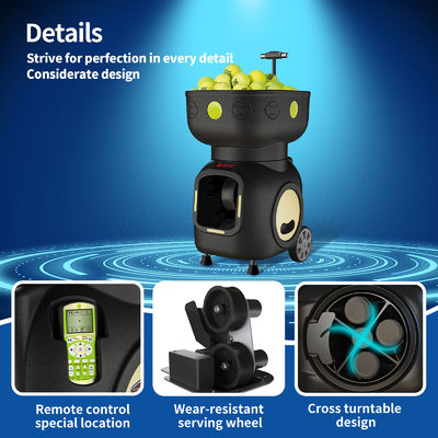 SIBOASI T5 APP Control Mini Shooting Tennis Machine Ball per l' allenamento