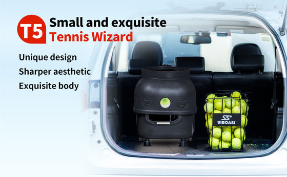 SIBOASI T5 APP Control Mini Shooting Tennis Machine Ball per l' allenamento