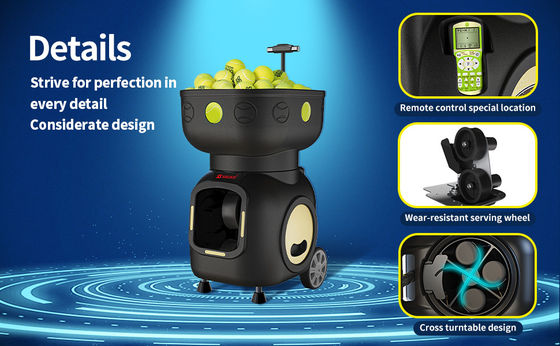 SIBOASI T5 APP Control Mini Shooting Tennis Machine Ball per l' allenamento