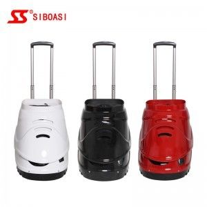 Macchina dell'alimentatore di tennis S4015 con il doppio divisore della palla dello schermo LCD