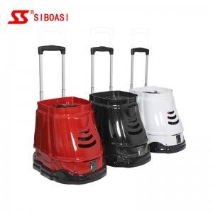 Lanciatore S3015 della macchina della pallina da tennis di corrente alternata con la batteria esterna 