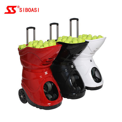 Cima portatile della macchina di Tosser della pallina da tennis ed adeguamento posteriore di rotazione