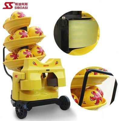 CE di rilevazione di auto della palla del punto fisso di Li Battery Football Machine Feeder