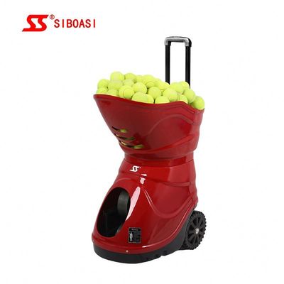 telecomando LCD automatico della macchina 160Pcs del lanciatore della pallina da tennis 150W